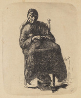 TvB G 2271
<br/>
Oude vrouw met stoofje
<br/>
<em>Rappard, Anton Gerhard Alexander ridder van (1858-1892)</em>